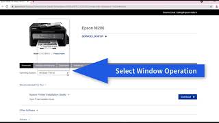 Epson M200 download and installation​ full driver