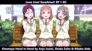 MY TOP 25 ANIME ENDINGS - SUMMER 2016