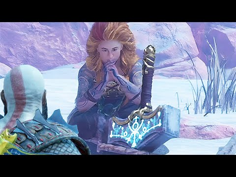 Thrud Gets Thor's Hammer | Thrud is Holding Thor's Hammer | Ragnarok Secret Ending