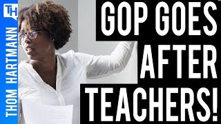 Are Republicans Punishing Striking Teachers?