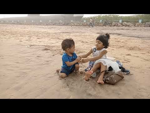 Divanshita and puneeth@R.k beach