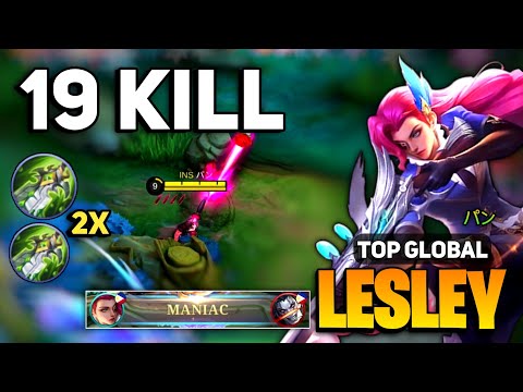 2x BLADE OF DESPAIR! Lesley Best Build 2023 [ Lesley Top Global Gameplay ] By パン - Mobile Legends