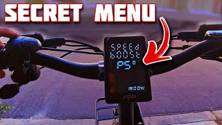 This trick makes your ebike faster / SECRET MENU + MAX SPEED SETTINGS!