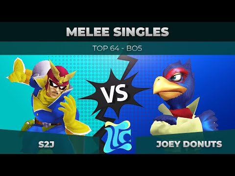 S2J vs Joey Donuts - Melee Singles: Top 64 - Low Tide City | Falcon vs Falco