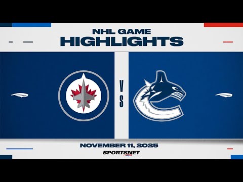 NHL Highlights | Jets vs. Canucks - November 11, 2025