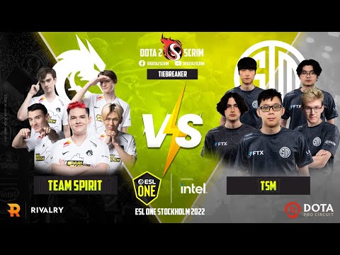 Team Spirit vs TSM - ESL One Stockholm 2022 - Tiebreaker - B01
