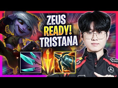 ZEUS IS READY TO PLAY TRISTANA! - T1 Zeus Plays Tristana TOP vs Smolder! | Season 2024