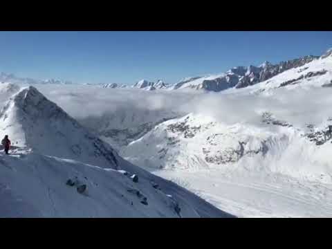 Blick auf den Aletschgletscher vom Eggishorn