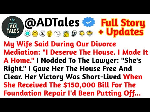 My Wife Said During Our Divorce Mediation: "I Deserve The House. I Made It A Home. //Reddit Stories