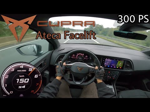 2021 Cupra Ateca FL 2.0 TSI (300 PS)  POV Testdrive AUTOBAHN Beschleunigung & Speed