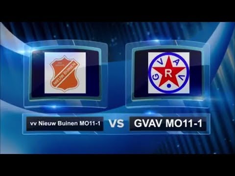 vv Nieuw Buinen MO11-1 vs GVAV MO1- 1