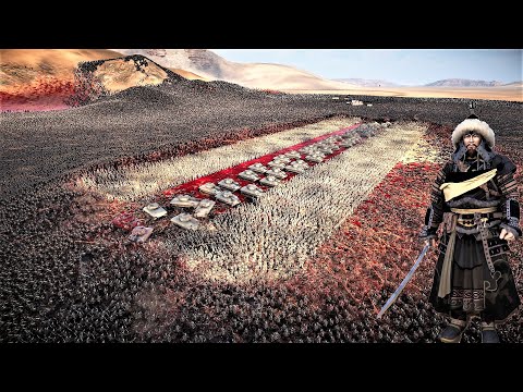 1 Million Genghis khan Mongols VS 10,000 US Modern Soldiers | Ultimate Epic Battle Simulator2 UEBS 2