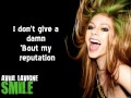 Avril Lavigne - Bad Reputation (with lyrics) HD 