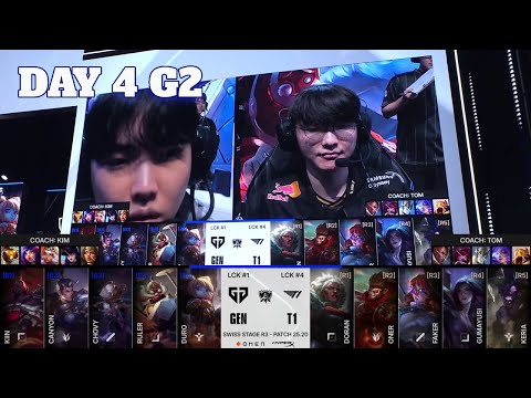 GEN vs T1 | Day 4 LoL Worlds 2025 Swiss Stage | Gen.G vs T1 full
