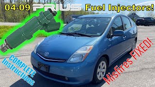 Second Gen Prius Fuel Injectors! How To Replace - Misfires FIXED!