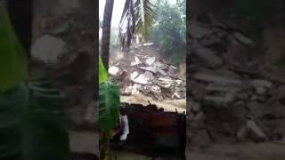 Se derrumba casa en Puerto Plata