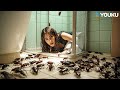 A Swarm Of Cockroaches Suddenly Appeared In A Woman S Shower Khepri YOUKU MONSTER MOVIE