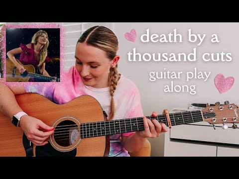 Taylor Swift Death By A Thousand Cuts Guitar Play Along (Eras Tour Surprise Song) // Nena Shelby