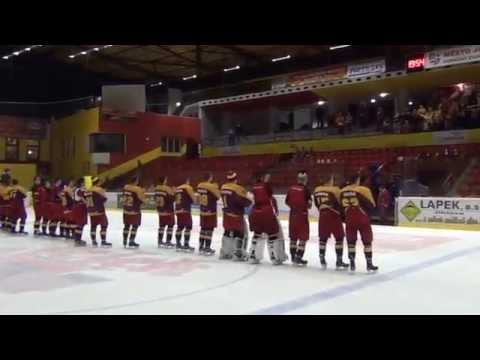 WSM Liga 15/16: HC Dukla Jihlava - SK Kadaň 7:5, pozápasová děkovačka