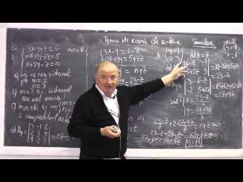 2/2 Lectia 855 - Operatii cu matrice Inductia matematica Determinanti Sisteme liniare - Clasa 11
