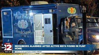 IED's found in Flint home tied to auto theft probe