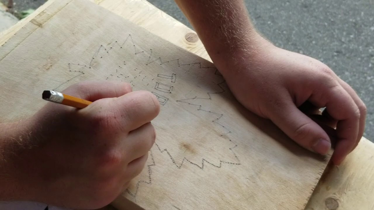 First Video! Carving Toronto Maple Leafs Logo