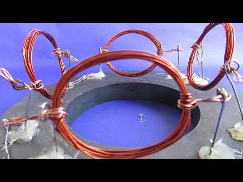 Science Project at School 2018 - How to make DC motor power electric using magnets Video