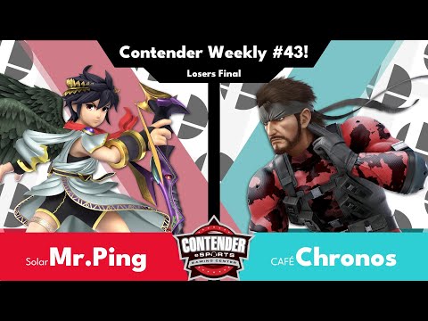 Solar Mr. Ping vs CAFE Chronos | Losers Final | Smash Ultimate Weekly #43! - The last one