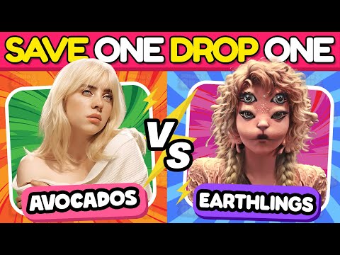 SAVE ONE DROP ONE 🎵 Melanie Martinez VS Billie Eilish 🎤 Music Quiz Challenge