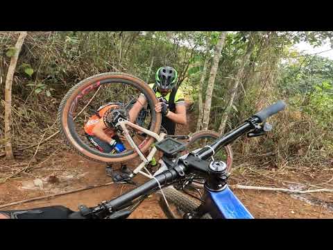 Tombo na trilha Iron Biker Brasil 2023