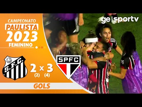 Gols e lances de Santos x São Paulo