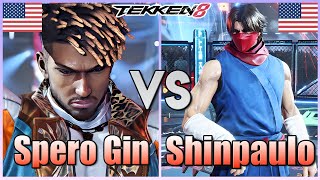 Tekken 8  ▰  Spero Gin (Eddy) Vs Shinpaulo (Victor) ▰ Player Matches!