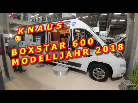 KNAUS BOXSTAR 600, MODELLJAHR 2018, KASTENWAGEN, SUISSE CARAVAN SALON 2017