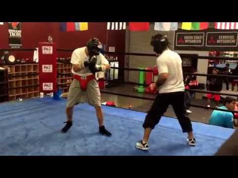 robert garcia boxing academy sparring - esnews boxing