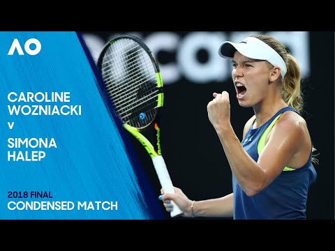 Simona Halep v Caroline Wozniacki Condensed Match | Australian Open 2018 Final