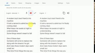 Google Translate Saying/Singing They All Float by Waterparks