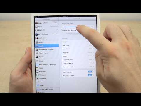 How to adjust the volume on iPad mini