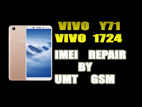 VIVO Y71 VIVO 1724 IMEI REPAIR UMT