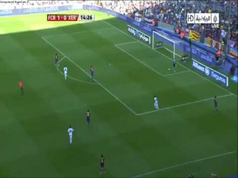 FC Barcelona vs Xerez 3-1 24.04.2010 ( 2 Goals in FC Barcelona)