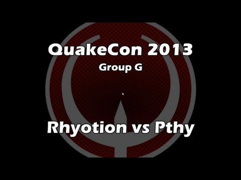 pthy vs rhyotion - QuakeCon 2013 Group G [Aug. 1, 2013] (Quake Live VOD)