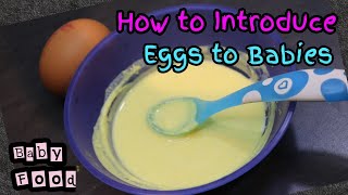 HOW TO INTRODUCE EGGS TO BABY | GIVE EGGS TO BABY FIRST TIME | BABY FOOD | EGGS FOR 6+ MONTHS|