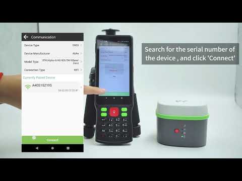 Alpha 40 tutorial video series---Alpha 40  connect the device