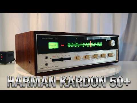 Harman/Kardon 50+ Vintage Multichannel Receiver with Original Wood Case — Serviced, Cleaned, LED Dial Lighting image 17