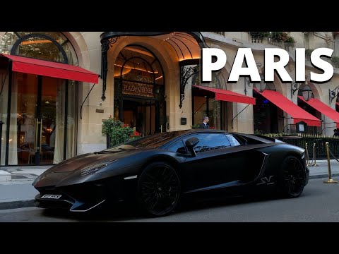 Av. Montaigne: Carros, Hotéis e Lojas de luxo de Paris | Walking in Paris - Shopping Street Luxury