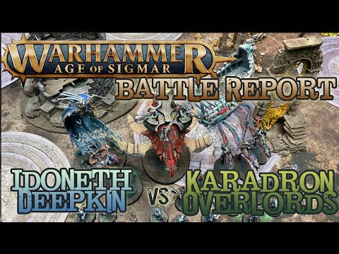 Warhammer: Age of Sigmar Battle Report - NEW Idoneth vs. Karadron Overgobs