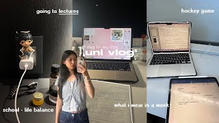 UNI DAYs IN MY LIFE 🗄️📁 what I wear in a week, lectures, busy uni days, studying