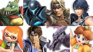 Super Smash Bros Ultimate - All New Characters Gameplay Showcase