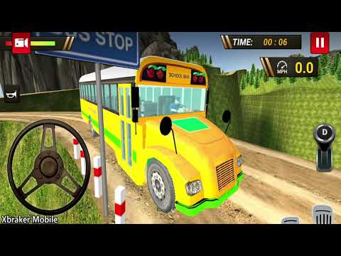 Offroad School Bus Driving Simulator 2019 New Levels Unlocked - Best Android Gameplay
