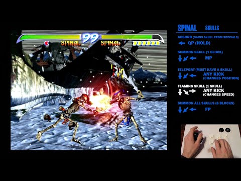 KILLER INSTINCT 2: Spinal Tutorial (Move List)