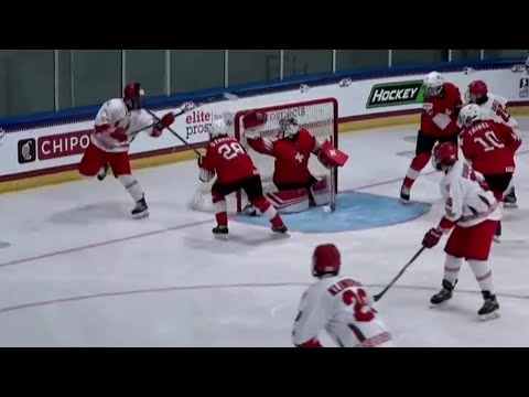 Хоккей Dmitri Kuzmin lacrosse goal — 2021 IIHF Ice Hockey U18 World Championship